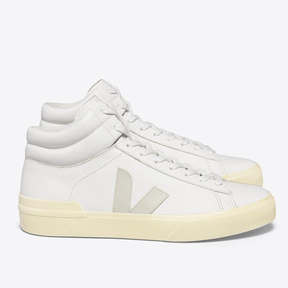 EUC Veja Minotaur Hightops in White Pierre Butter  - Women's 9/Men's 7
